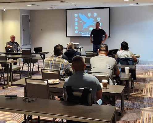 Flying Lion DFR training session.