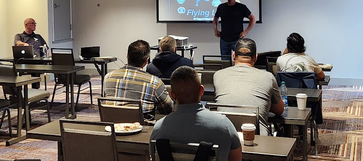 Flying Lion DFR training session.